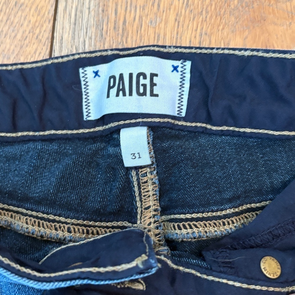 Paige Skyline Straight Jeans. Size 31 - Picture 4 of 10